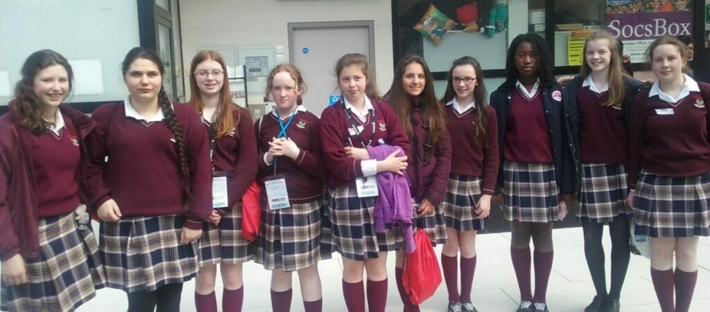 First Year students attended the TeenTech event in NUIG