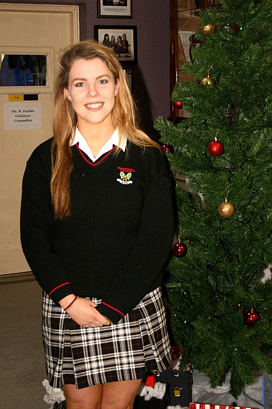 Student of the month for November is Rachel Connolly Transition Year