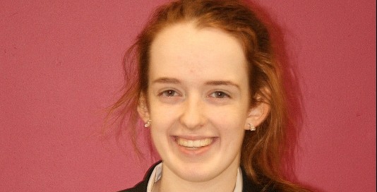 Student of the Month December Rebecca Ronan 1E