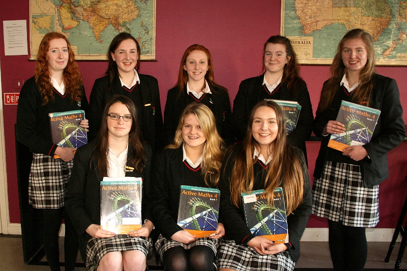Back row (Left to Right): Hannah Byrne, Emily Donnelly, Casey Crowe, Mary Newell, Melissa Brogan Front row (Left to Right): Jacqui Conway, Jade Halian, Ciara Fox