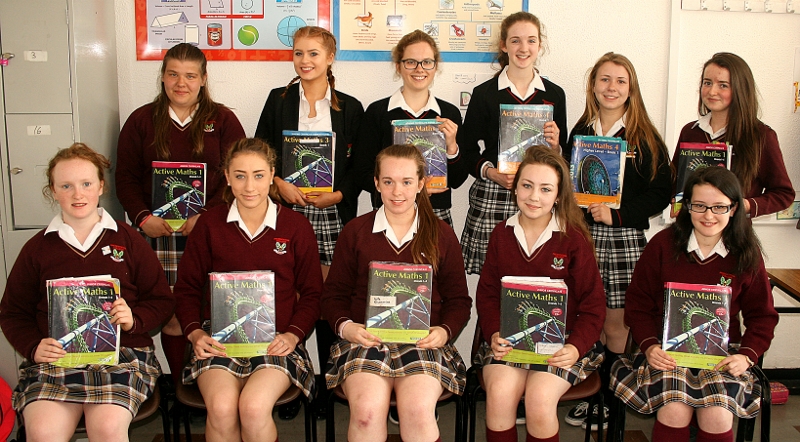 Back row left to right: Agata Szajda, Anna Ainsworth, Isa Jauch, Roisin Fahy, Aine Hynes, Clodagh Connaughton Front row left to right: Clara Muller, Sophie Moran, Aoife Kilcommins, Kiara Dunleavy, Michaela Melia
