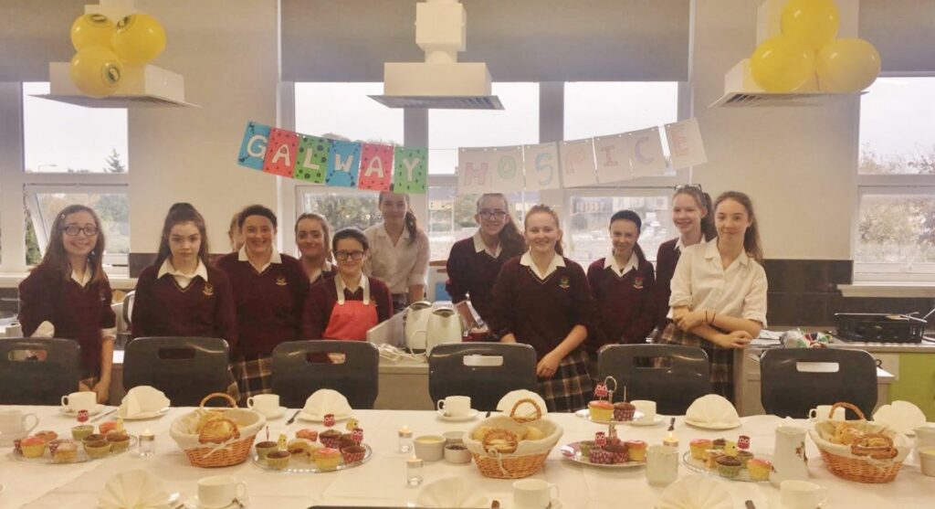 3C Third Year CSPE class held a coffee morning for the staff in aid of Galway Hospice.
