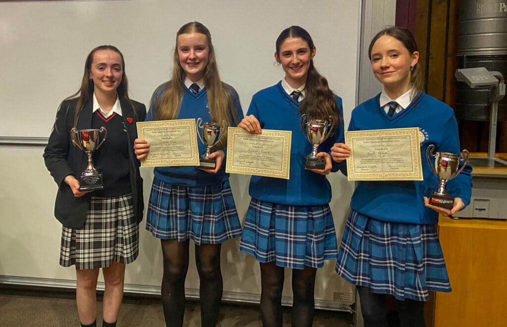 Galway University Women Graduates public speaking competition
